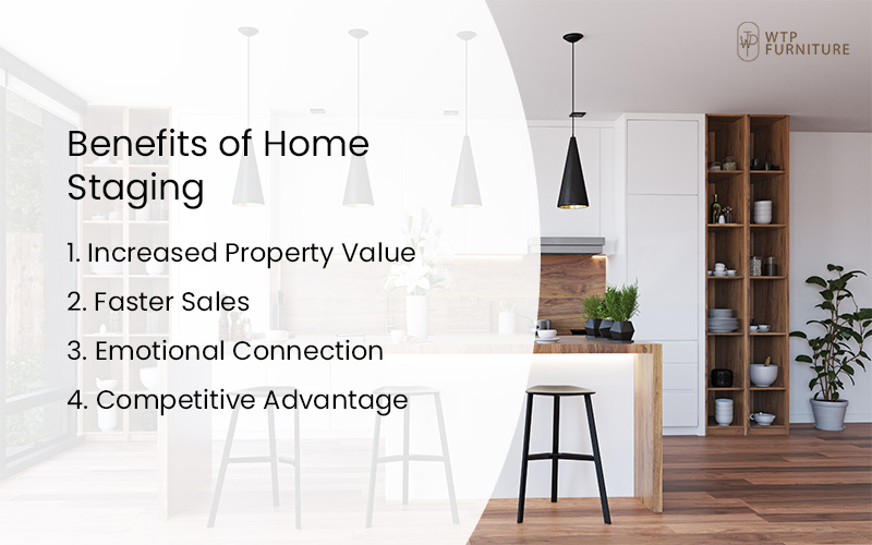 Benefits of home staging infographic