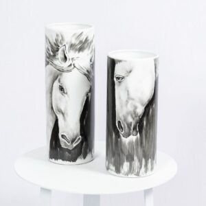 Hand Painted Vase Kuda One