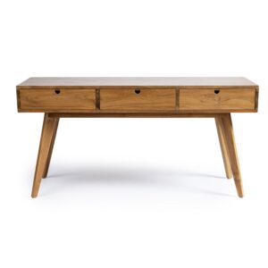 Desk with full drawers