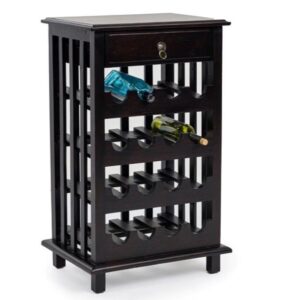 Wine Rack with Drawer