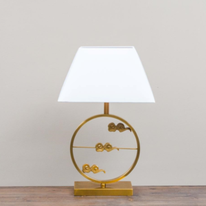 Circle Coin Table Lamp